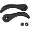 Seat Recliner Handle Adjuster Lever Black (Pair) Double D Shaft Black - Pair