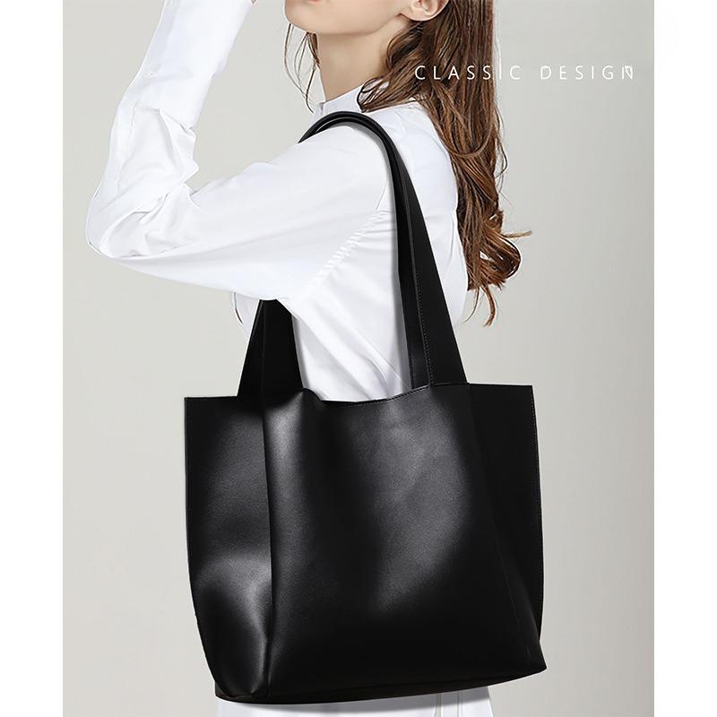 

Single-shoulder Bag Fashionable Handbag Versatile Tote Bag чёрный