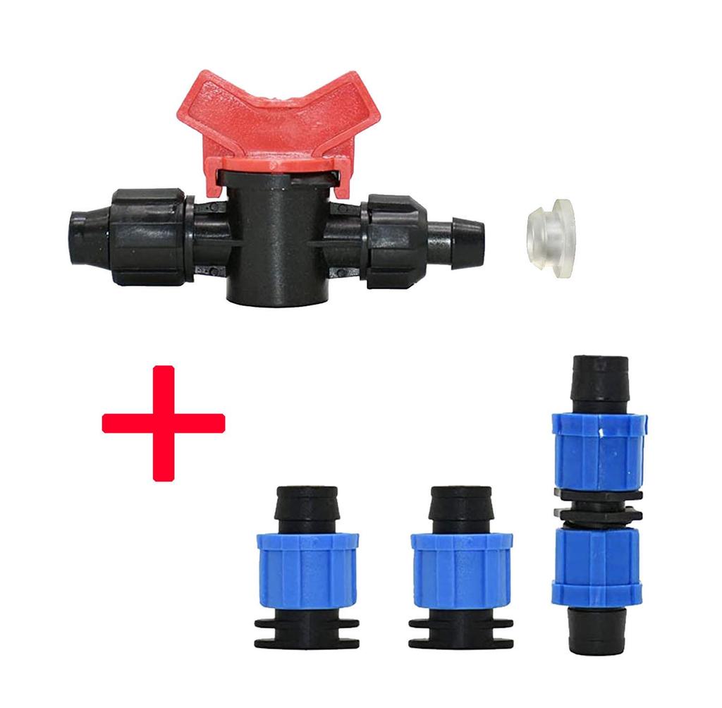 16mm Drip Irrigation Tape with Emitters for Garden & Greenhouse