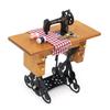 Nostalgic Miniature Sewing Machine Dollhouses Accessory Perfect for Retro Enthusiasts and Unique Home Decors