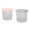 2PCS Ice Crm Pints Cup 600ml Ice Crm Container Storage Jar for   NC299AMZ NC300s