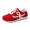 New Vulcanized Wedged Sneakers Women's Laced Up Sports Shoes Casual Non Slip Trainers Comfortable Jogging Shoes Sneakers