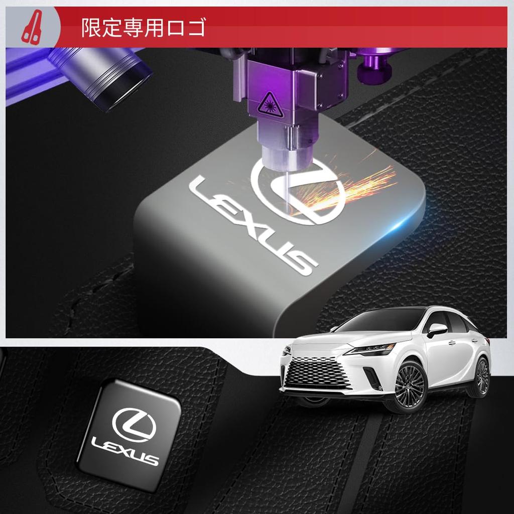 SPEEDTAKE Haki Samochodowe do Wszystkich Nowych Modeli Lexus Podłokietnik Podwójne Haki Samochodowe z Metalowym Rdzeniem do Zwiększonej Wytrzymałości Niestandardowe Logo Trwałe Wnętrze do Przechowywania