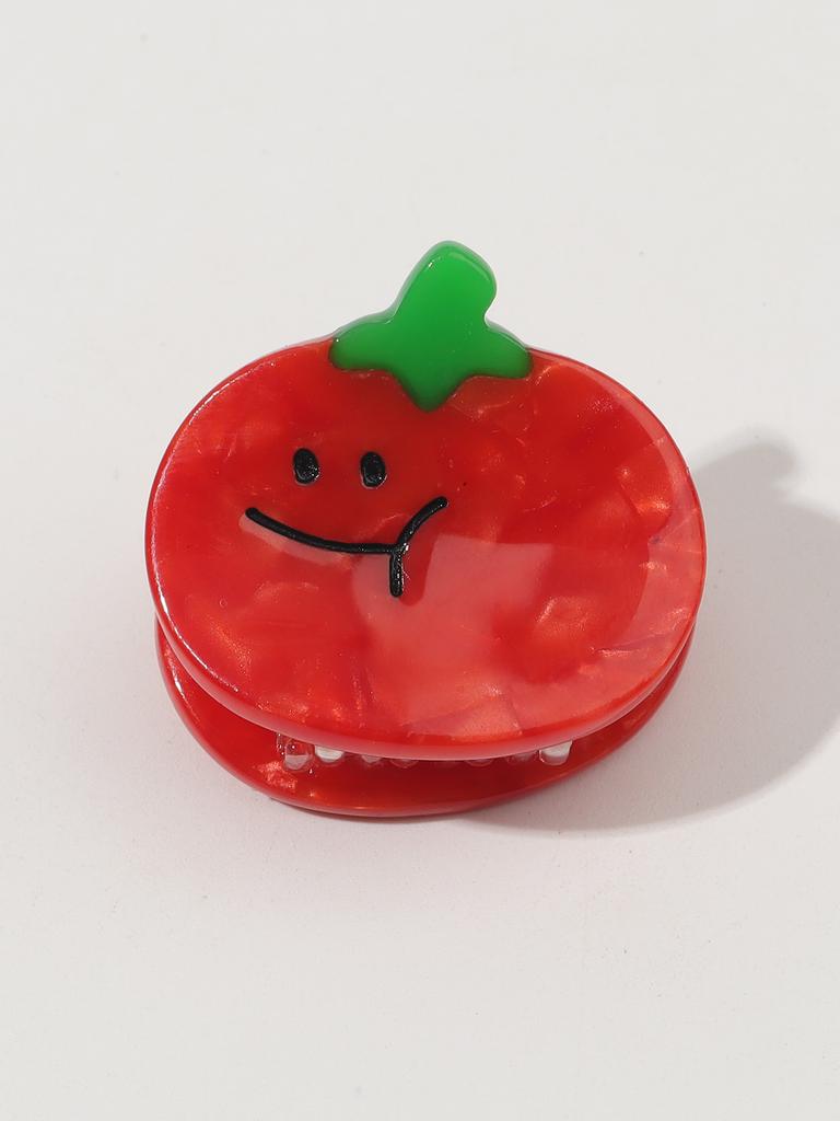 Acetate Vegetable Small Hairpins Eggplant Pepper Hair Ornaments Sense of Quality Cute Hairpin Y2k Dopamine Clip