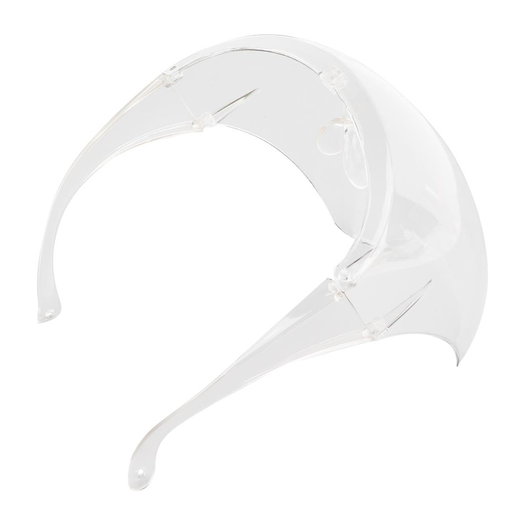 Faceshield Full Face Covered Antifog Antispray Transparent PC for Kitchen Laboratory Riding