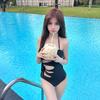 Sexy swimsuit bikini one-piece sexy strap-on swimsuit women's swimsuit hot spring slim fit