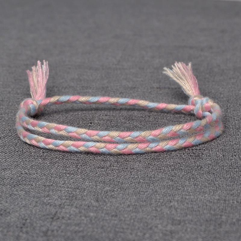 AKK Combed Cotton-Linen Handwoven Bracelet – Versatile, Comfortable, Stylish for Couples and Students