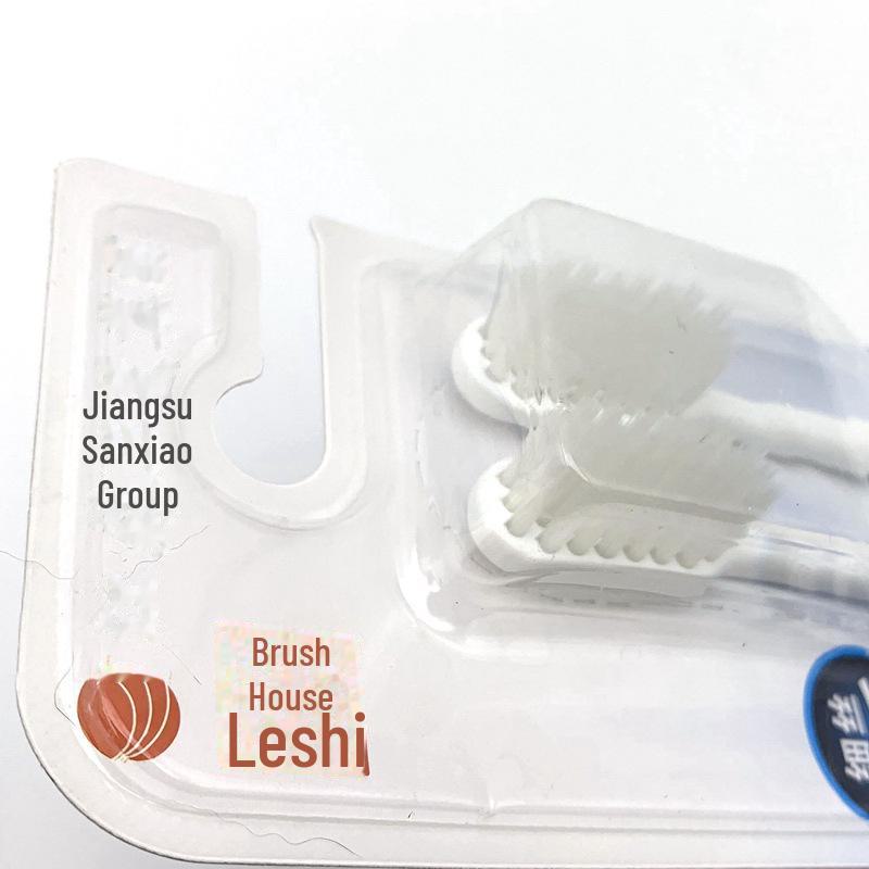 Sanxiao Cleanable Soft Toothbrush, K302A Double Pack for Couples