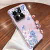 Simple Style Floral Case For Xiaomi Redmi Note 15 Pro 4G Funda Redmi Note 14 13 Pro 5G Clear TPU Silicone Soft Cover