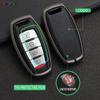 Zinc Alloy+Leather Auto Smart Key Fob Cover Case Protective Housing Remote Fit For Great Wall Poer GWM Vanguard Auto Key Fob Decoration Housing