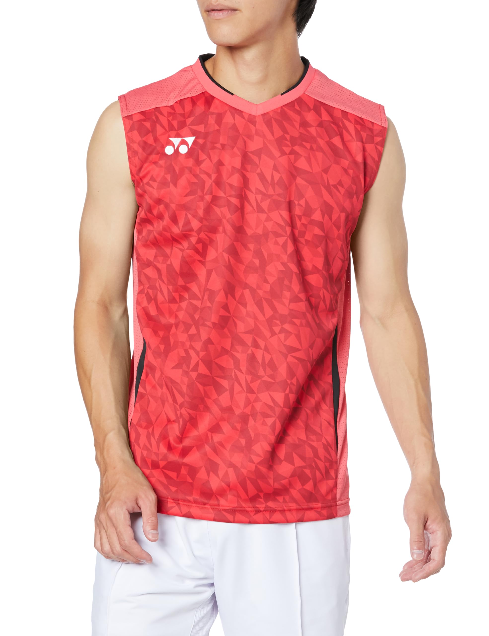 

Рубашка без рукавов Game Shirt Shine Red M [Yonex] (безрукавный) Мужской (716)