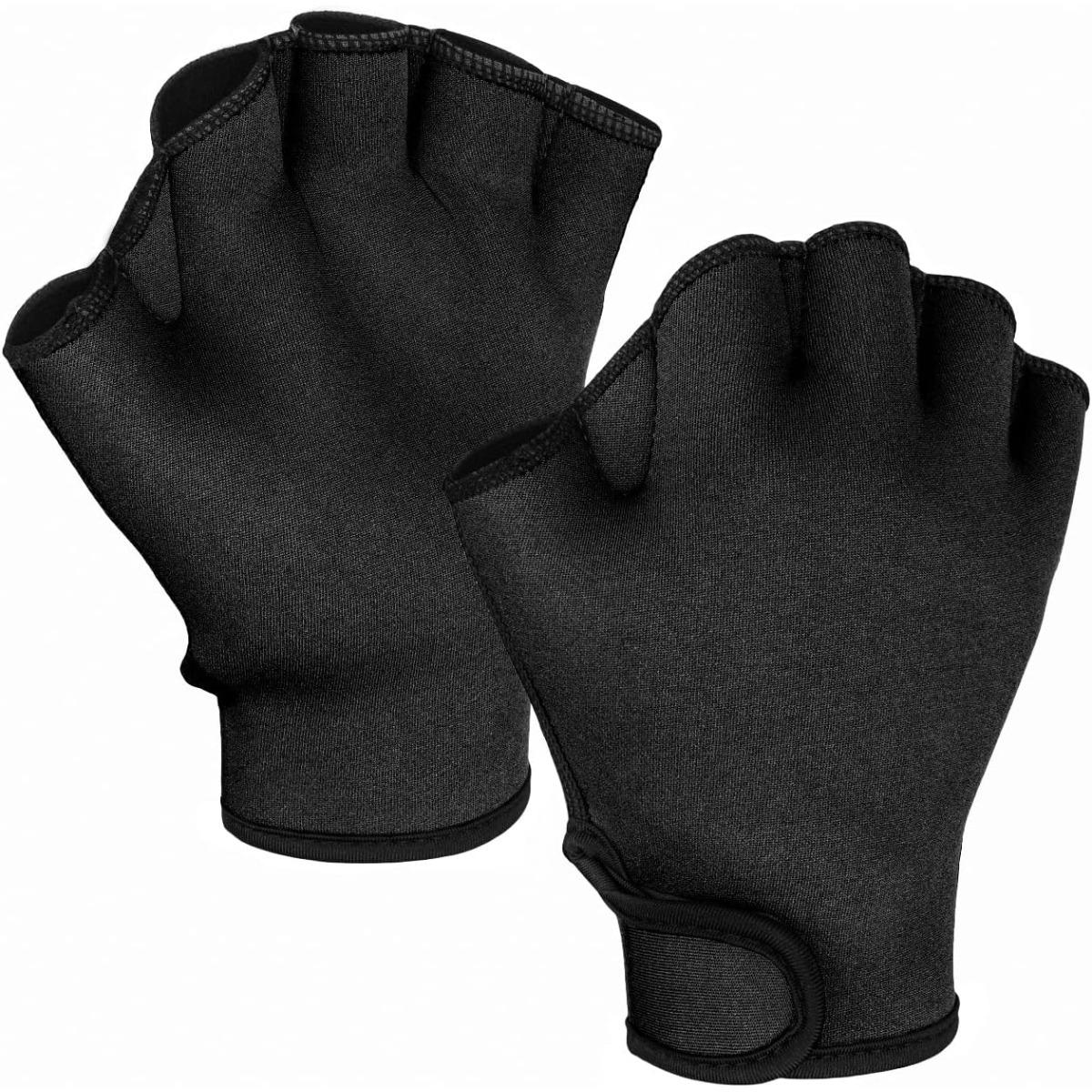 

Neoprene Webbed Swimming Gloves – Water-Resistant Aquatic Training Mittens for Swim, Dive & Fitness | Secure Wrist Strap Design S