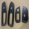 Honda Fit Generation GR Interior Door Window Button Switch Panel Covers and Garnishes Carbon Fiber (4th Series) (Black Finish)