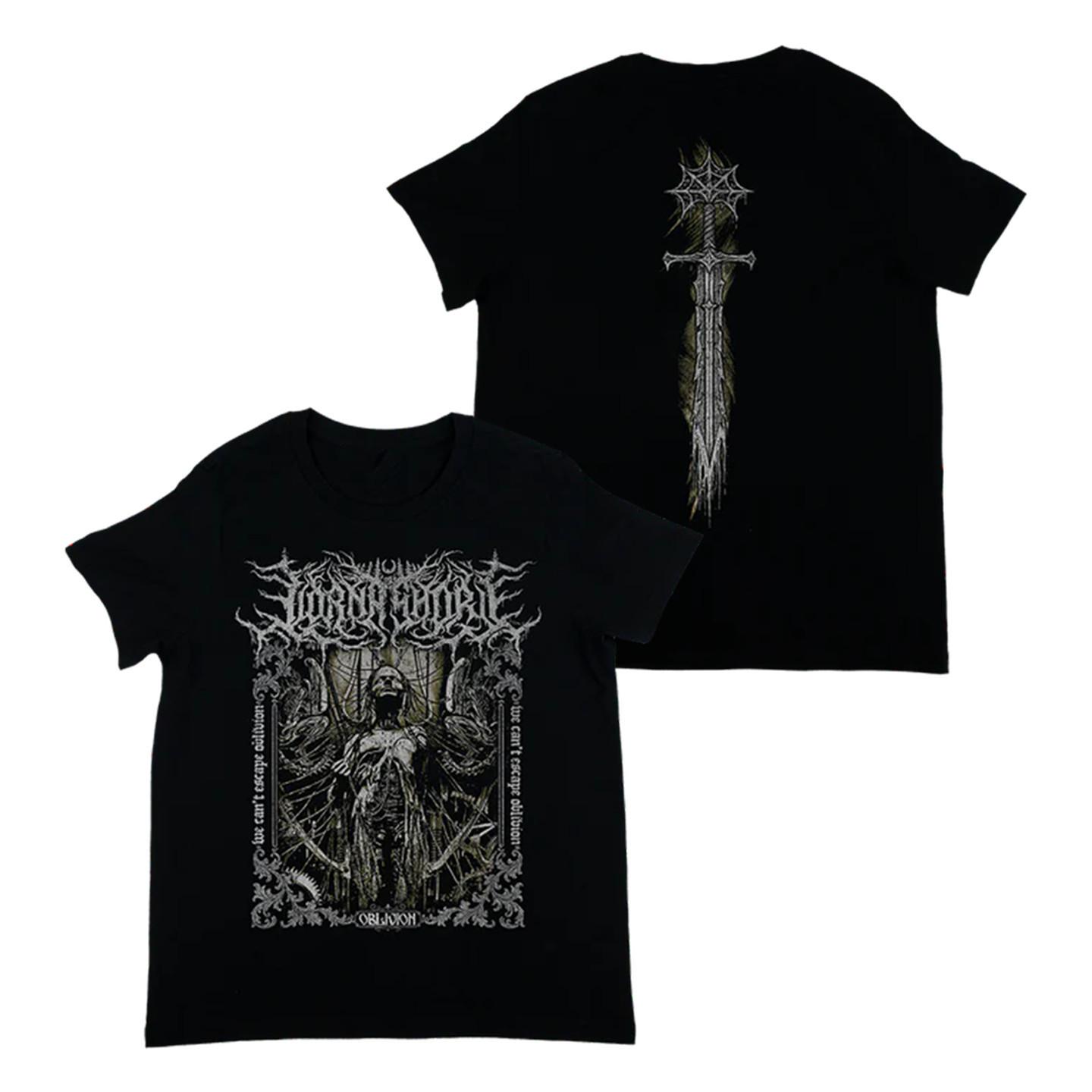 Ronna Coast Band Death Metal Style Rock Dark American Loose Mens and Womens TShirt Short Sleeve S