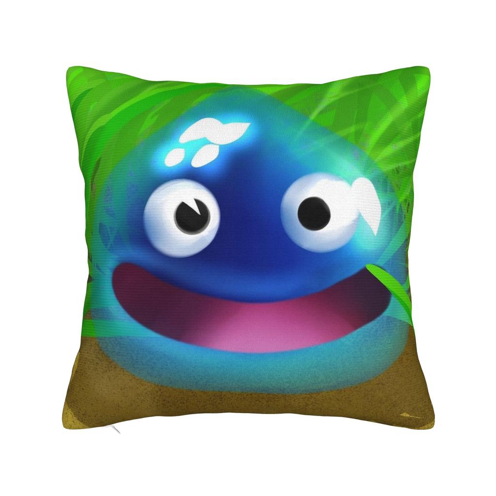 Pillow Cover Dragon Quest Slime   Cute Funny Pillow Case For Sofa Home Decor Pillowcases
