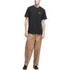 adidas T-shirt Originali a Maniche Corte Girocollo con Logo Unisex Nera JW0038