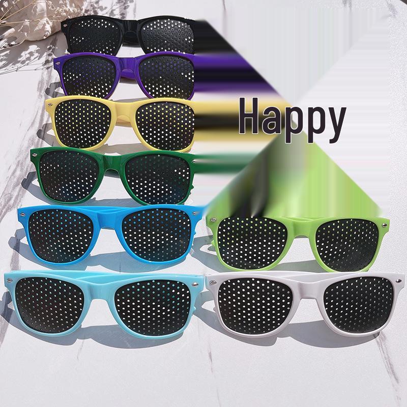 Ochelari de soare cu orificii - Design cu cuie de orez pentru ameliorarea miopiei