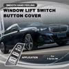 ABLZ-Car Interior Door Window Switch Cover For BMW 5 Series M5 G30 G31 G38 F90 2017- 525 528 530 540