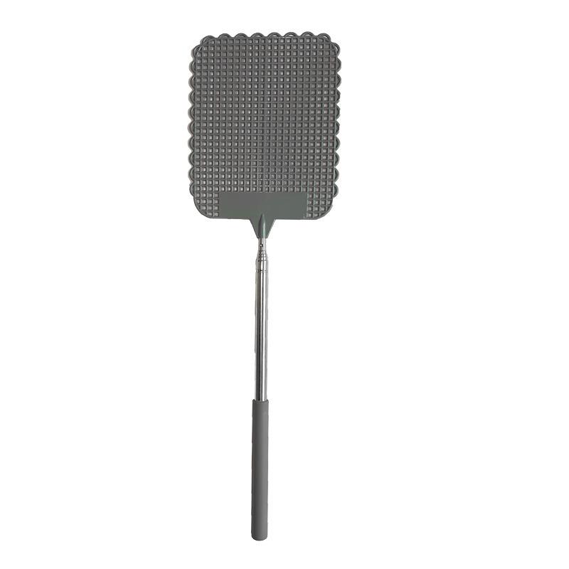Portable Unbreakable Stainless Steel Retractable Square Fly Swatter for Household Use