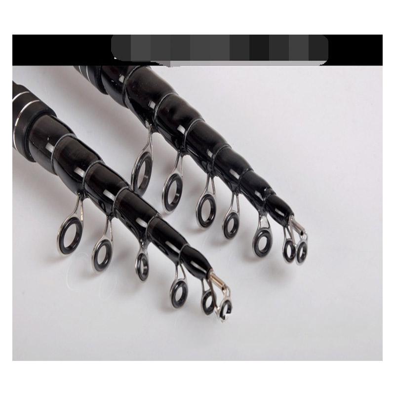 Mavllos Sea Rod Short Telescopic Fishing Rod with 45° Anti-tangling Guide Ring  Metal Explosion-proof Carbon Fiber Carp Fishing Rod