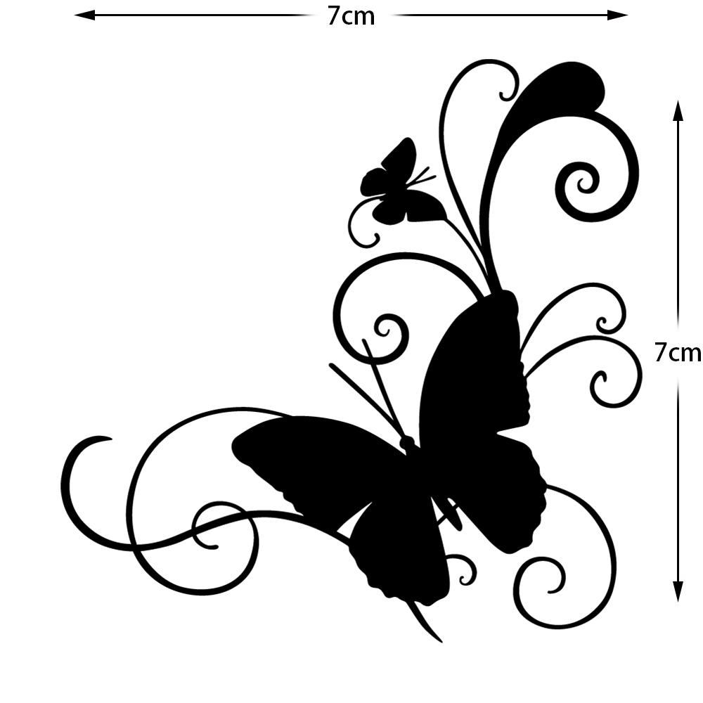 Butterfly Reflective Motorcycle Accessories Decals Moto Helmet Decals For Honda Pcx 125 X Adv 750 Hornet Adv 350 Forza 125