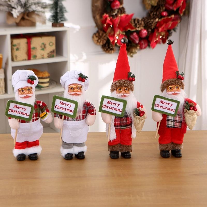 Weihnachtsmann-Puppen, stehende Weihnachtsmann-Figuren, Kinderspielzeug, Geschenke