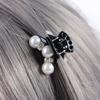 Elegant Pearl Mini Hair Clip for Women Girls Hair Claw Chic Small Size Hairpin Crab Barrette Hairpins New Hair Accessories Black