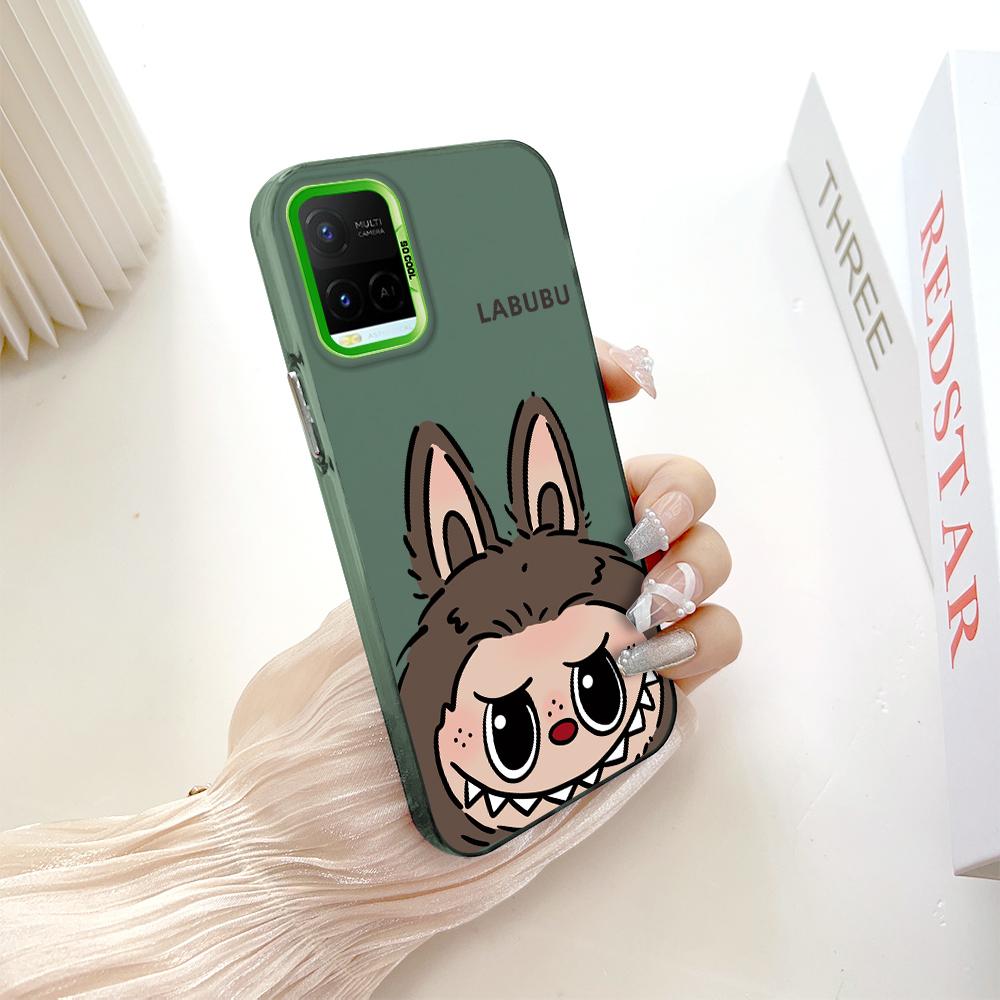 Malovaný Vzor Barevný Stříbrný Oboustranný Tvrdý Kryt Nárazuvzdorný Proti Pádu Pouzdro na Telefon pro Vivo