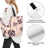 [MINIER] Chip and Dale Eco Bag, Women's Tote Bag, Shoulder Bag, Large Capacity Shopping Bag, Convenience Store Bag, Lightweight, Waterproof, Handbag,