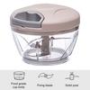 500/900ML Garlic Stirrer Manual Food Processor Vegetable Chopper Hand Pull String Onion Cutter for Veggies Fruits Nuts Herb Easy Clean Kitchen Tool