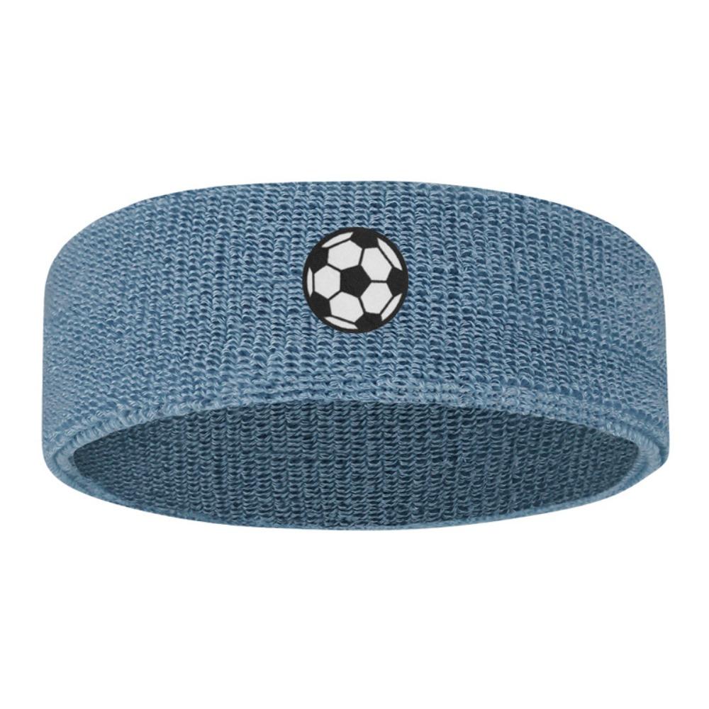 Polyester High Elasticity Sweatband Sweat Absorbing Sweat Absorbing Hairband  Running Soccer Grey