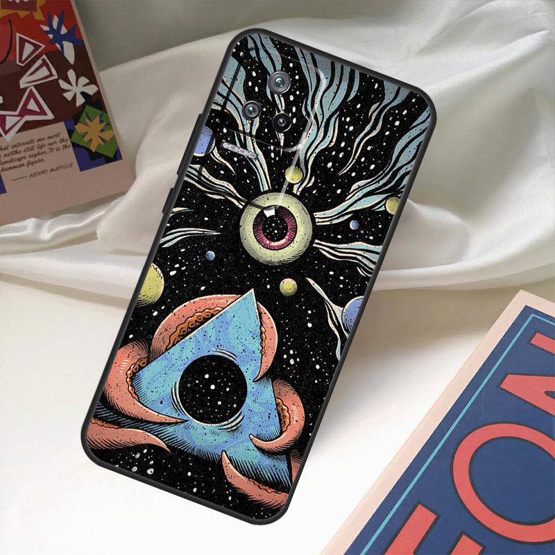 Eye Illustration Case For POCO X6 Pro M6 X5 X3 M5s F3 F5 Xiaomi 14 Ultra 13 12 Lite 11T 12T 13T Pro Coque