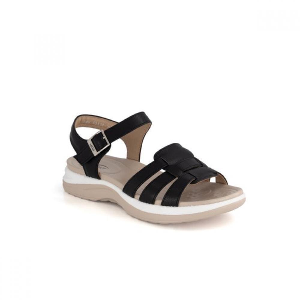 Vainer Women S Comfort Sandal Black 225