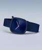 BERING Quartz Watch Pebble Blue Stainless Steel Mesh Strap Genuine Imported Product 3 Year Internal Warranty Sapphire Glass Scratch Resistant Break