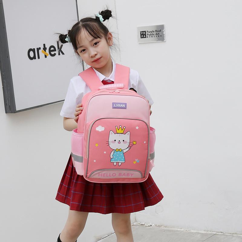 Lightweight Cartoon Astronaut Backpack With Large Capacity For School Kids Gender Neutral