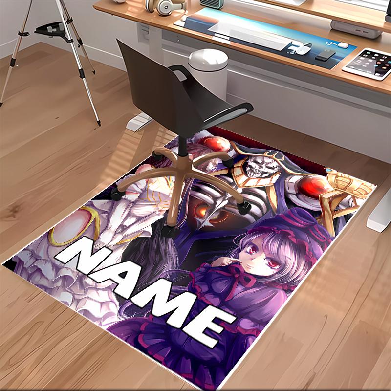Custom Personalization Overlord Print Area Rug - Soft, Washable Non-Slip Indoor Mat,Living Room,Home&Office Decorative Rug