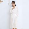 Unisex Long Sleeve Bathrobe - Spring/Autumn Solid Color