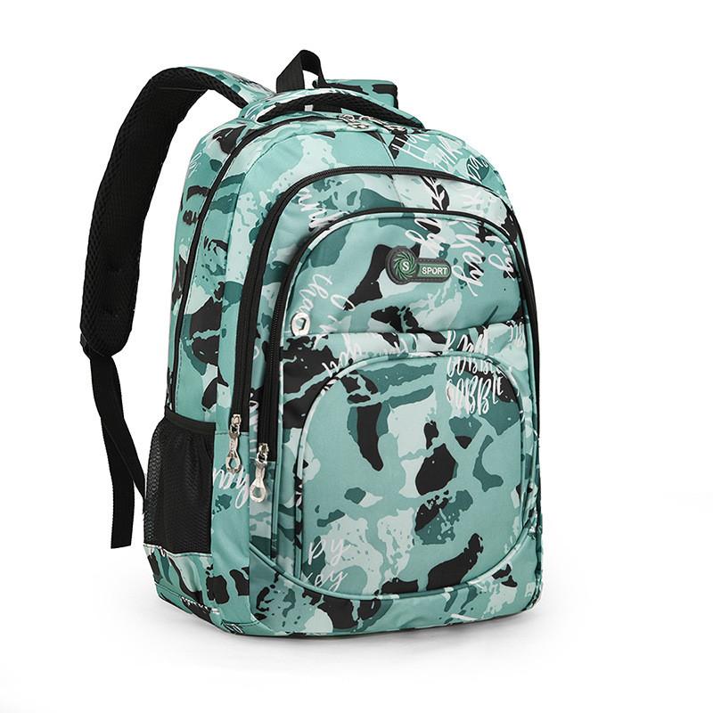 Unisex Polyester Lined Backpack With Breathable Arc Shoulder Straps For Daily Outfits