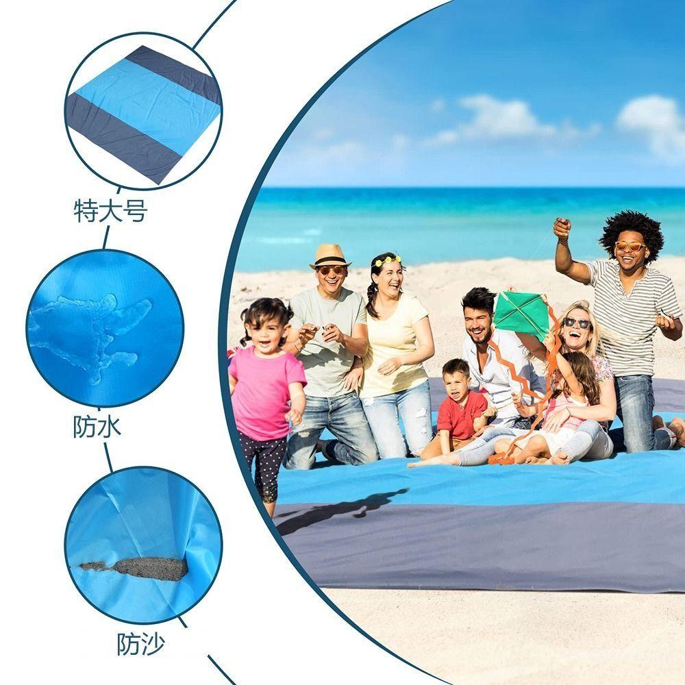 Esterilla de camping para exteriores, manta para picnic al aire libre, manta antiarena, alfombra de playa impermeable, alfombra de camping plegable.