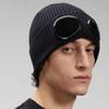 CROSSUNION Knit Hat with Sunglasses, Unisex, for Adults (Black)