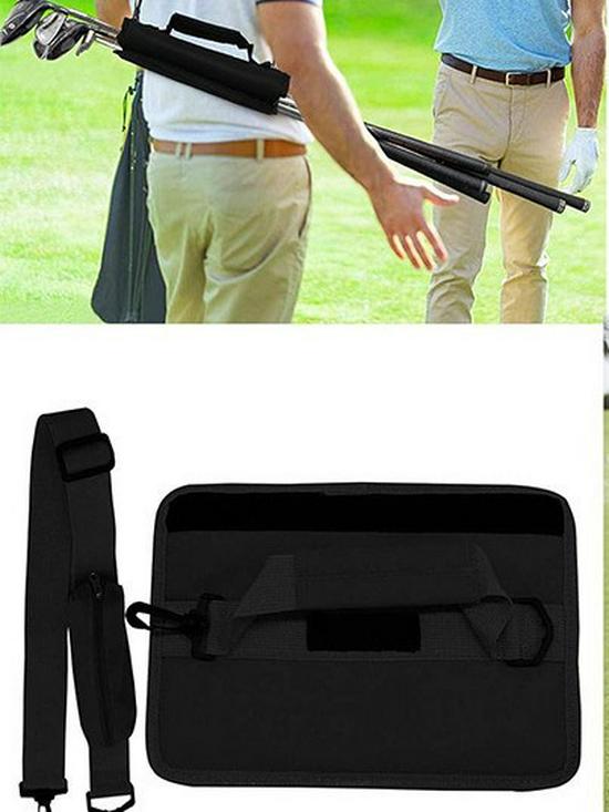 Portable Golf Club Crossbody Bag with Shoulder Strap for Practice