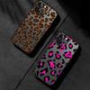 Leopard Print Phone Case for iPhone 16 11Pro 13 Mini 7 8 Plus XS Max SE XR 14 Pro 15Pro 12 Matte Cover