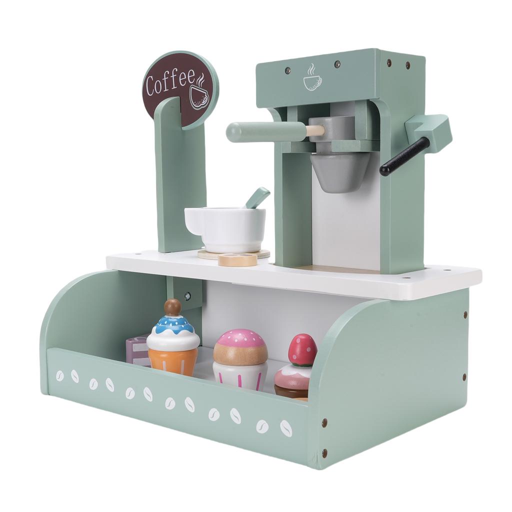 Gyerek Kávéfőző Játékszett Fa Szerepjáték Gyerek Kávéfőző Játék Gyerekeknek