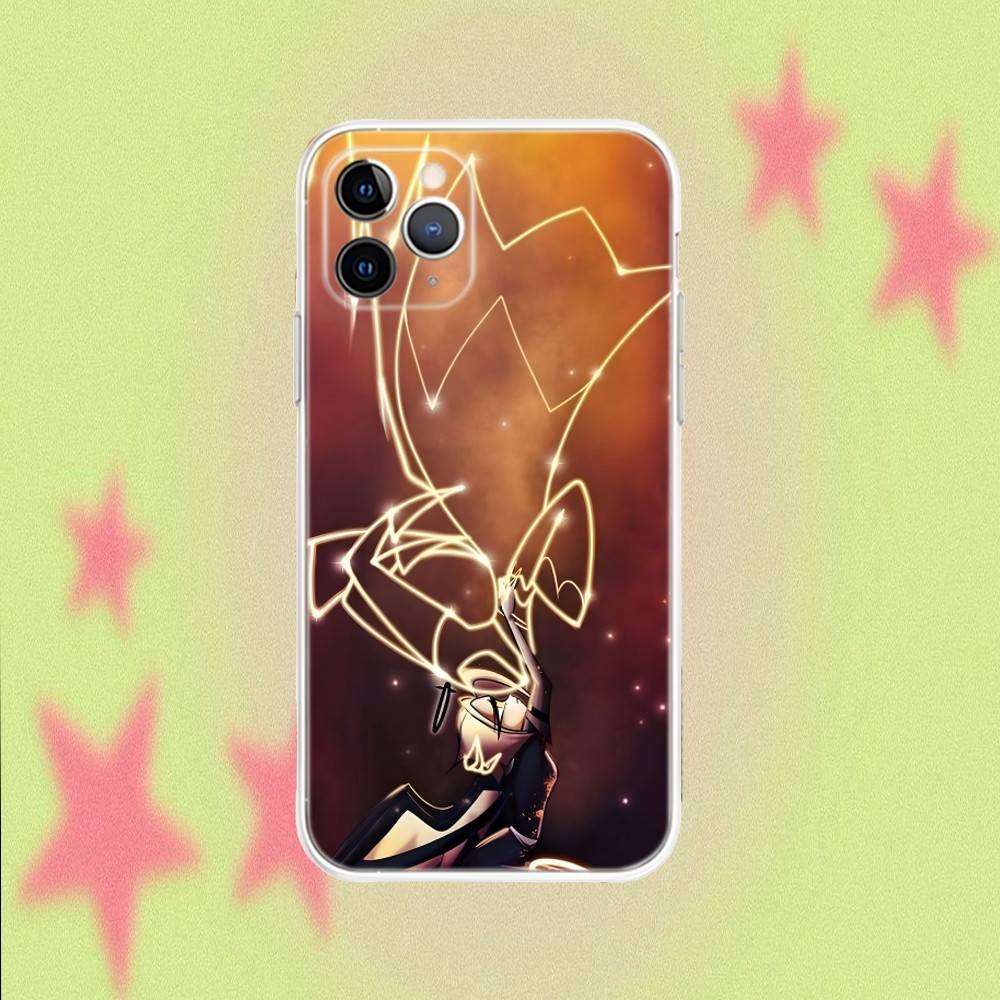 Lute H-HazbinS  Transparent Clear Soft Phone Case For iPhone 17,16,15,14,13,12,11,Air,X,XR,Pro,Max,Plus Cover
