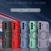 KEYSION Hollow Heat Dissipation Case for Samsung A17 5G Silicone+PC Magnetic Cooling Shockproof Phone Cover for Galaxy S25 FE 5G