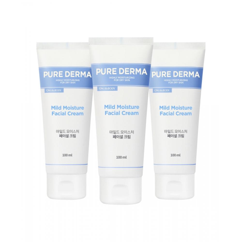 Onthebody Pure Derma Facial Cream 100ml X 3 NONE