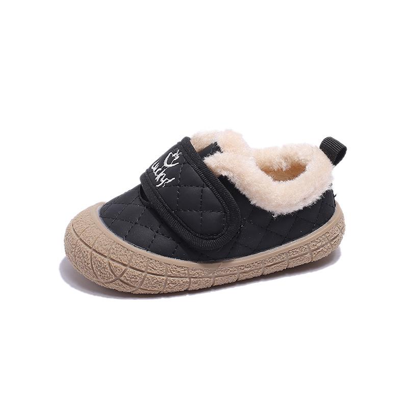 2025 Autumn/Winter Boys' Baby Walker Non-Slip Velvet Toddler Shoes