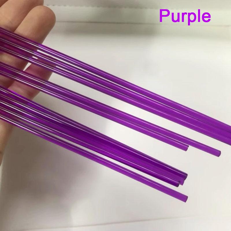 Diámetro 3-20 mm Varillas Acrílicas de Colores Varilla de Soporte Varilla de Plexiglás para Bricolaje Material para Maquetas Arquitectónicas Accesorios Longitud 495 mm