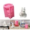 3D Katzen Kerzenform Handgemachte Silikonformen Gipsformen Ornamentformen Gussformen Tierformen Bastelbedarf
