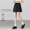 Women's Winter High-Waist A-Line Linen Blend Skirt